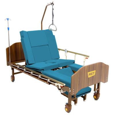 Медицинская кровать MET EMET, с электроприводом, с положением кардиокресло, с туалетом