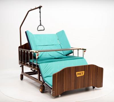 Медицинская кровать MET REMEKS XL для ухода за лежачими больными с переворотом и туалетом, ширина ложа 120 см!