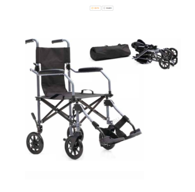 Кресло-каталка инвалидная МЕТ TRANSFER 260, складная